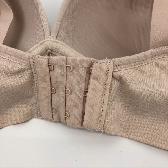 Warners Elements of Bliss‎ Smoothing Support Seamless Band Wireless Bra 38C Nude - Picture 7 of 12